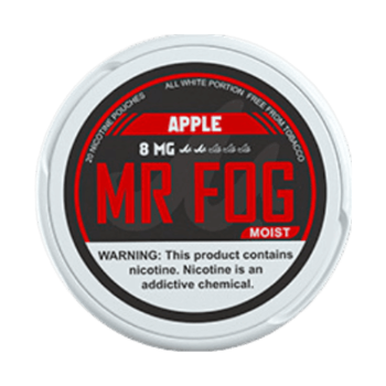mr fog moist nicotine pouches in full view