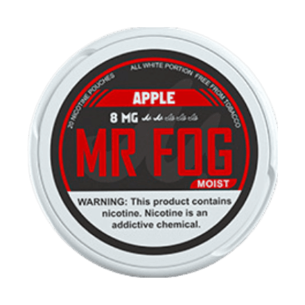 mr fog moist nicotine pouches in full view