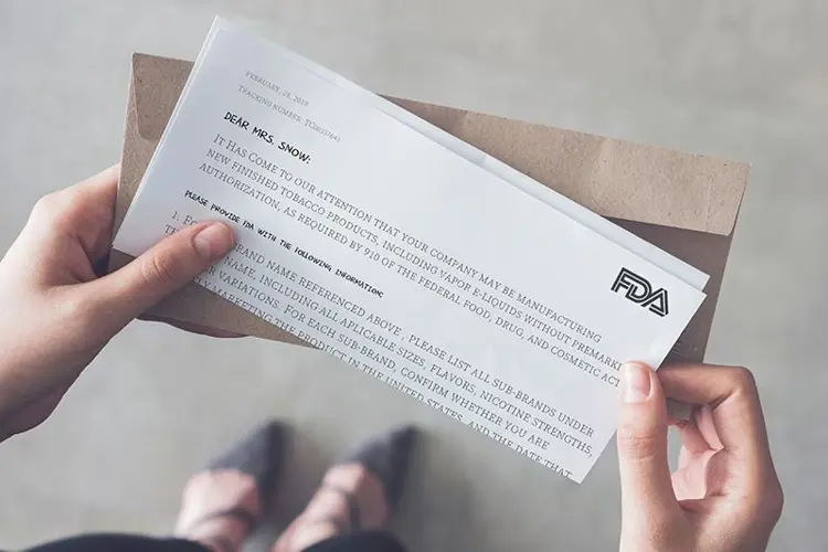FDA Asks Vape Manufacturers to Prove Their Products Are Legal