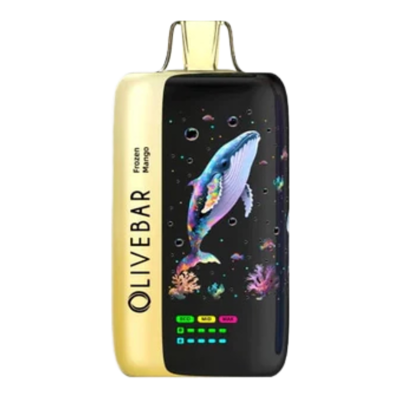 olive bar vape OLIVEBAR Ocean Farve:Spring Green High-Potency Vape Frozen White Strawberry Off