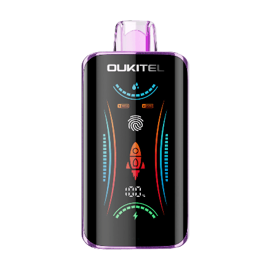 oukitel model x disposable vape in full view