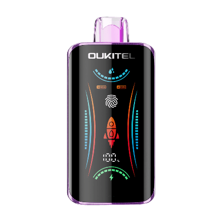 oukitel model x disposable vape in full view