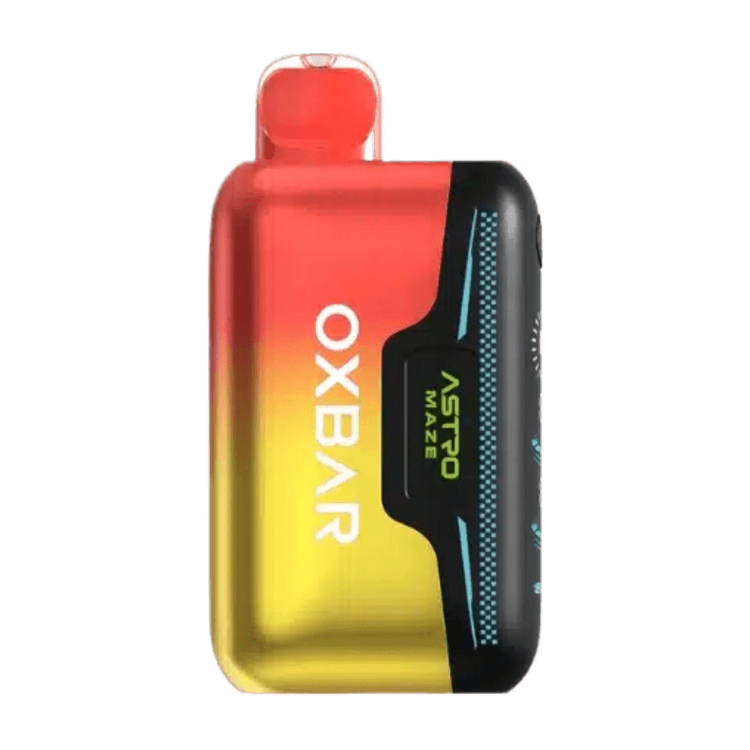 oxbar astro maze disposable vape in full view