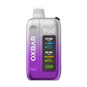 oxbar ice nic control 35k disposable vape in full view