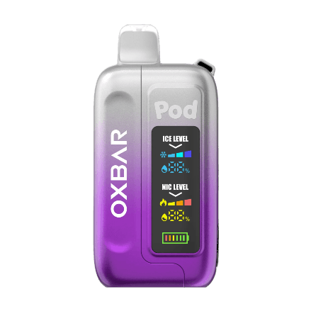 oxbar ice nic control 35k disposable vape in full view