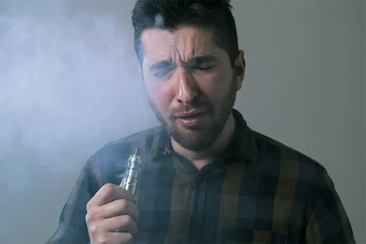 Vape tastes burnt
