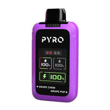 pyro duo 30000 disposable vape in full view
