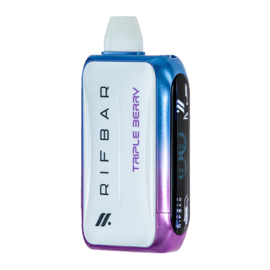 rifbar turbo-x 25k disposable vape in full view