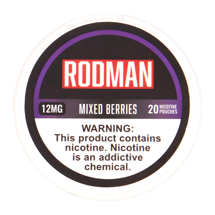 rodman nicotine pouches in full view