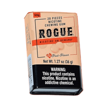 rogue nicotine gum in full view