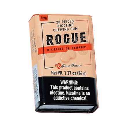 rogue nicotine gum in full view