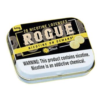rogue nicotine lozenges in full view