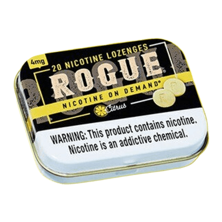 rogue nicotine lozenges in full view