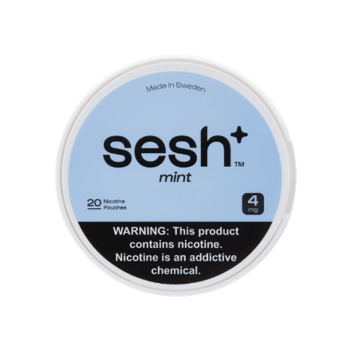 full packaging of sesh nicotine pouches