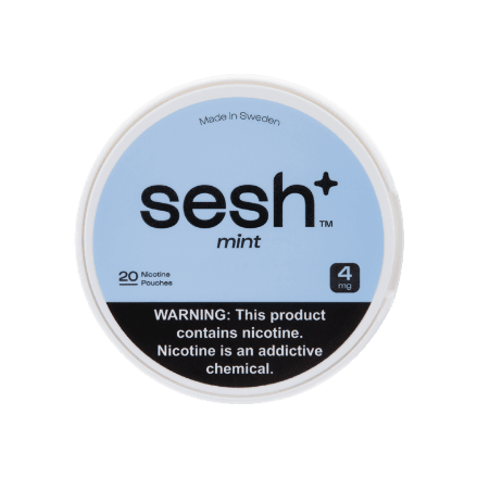 full packaging of sesh nicotine pouches