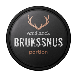 smalands brukssnus nicotine pouches in full view