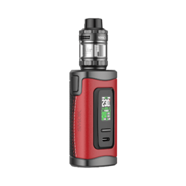 full view of smok morph 3 in red