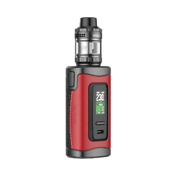 full view of smok morph 3 in red
