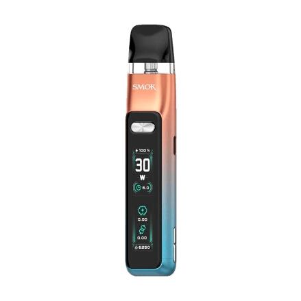 smok novo gt kit orange blue color in full view