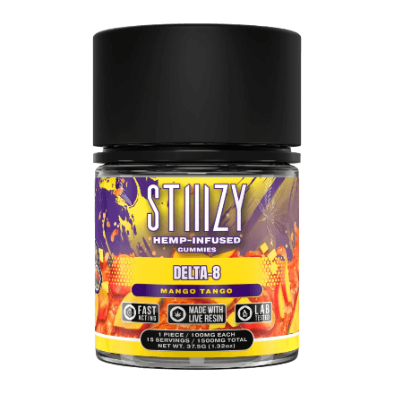 stiiizy delta 8 gummies in full view