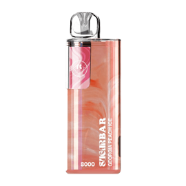 sugarbar sb8000 zero nicotine disposable vape in full view