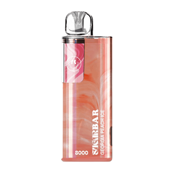 sugarbar sb8000 zero nicotine disposable vape in full view