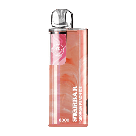 sugarbar sb8000 zero nicotine disposable vape in full view
