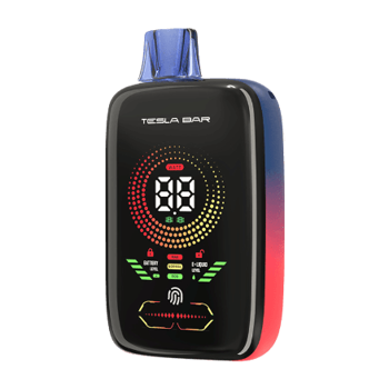 tesla bar xt 25000 disposable vape in full view