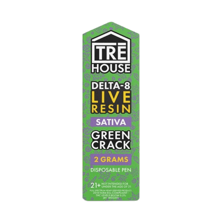 TRĒ House Live Resin Delta 8 Disposable Pen