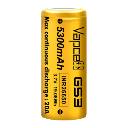 Vapcell G53 26650 Battery