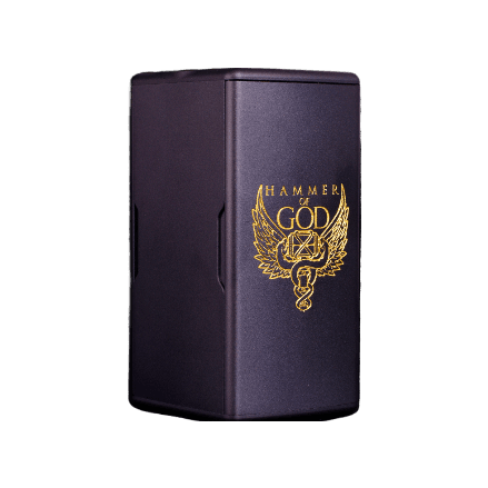 full view of vaperz cloud hammer of god 400 box mod