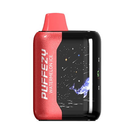 vapgo puffezy planet x 25000 disposable vape in full view