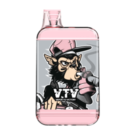 full view of vtv found 9000 disposable vape pink lemonade