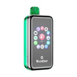 vookbar cyber link disposable vape in full view