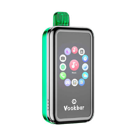 vookbar cyber link disposable vape in full view