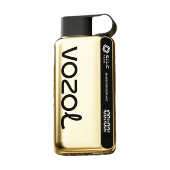 vozol star 9000 gold limited edition vape in full view