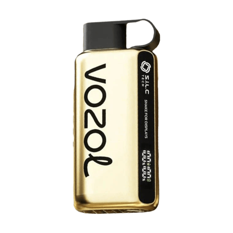 vozol star 9000 gold limited edition vape in full view