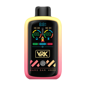 vrk mars bar 40000 disposable vape in full view