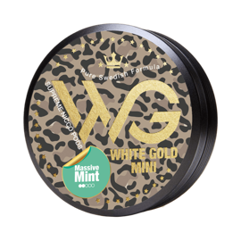 white gold nicotine pouches in full view