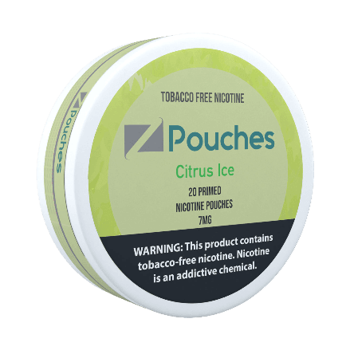 zlab zpouches nicotine pouches citrus ice flavor in full view
