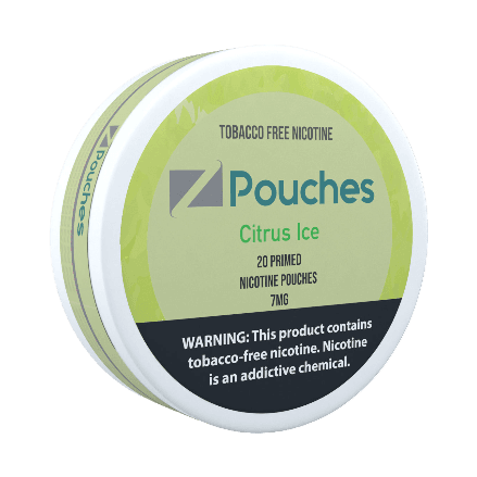 zlab zpouches nicotine pouches citrus ice flavor in full view